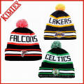 Winter Acrylic Promotion Knitted Hat Cuffed Jacquard Beanie